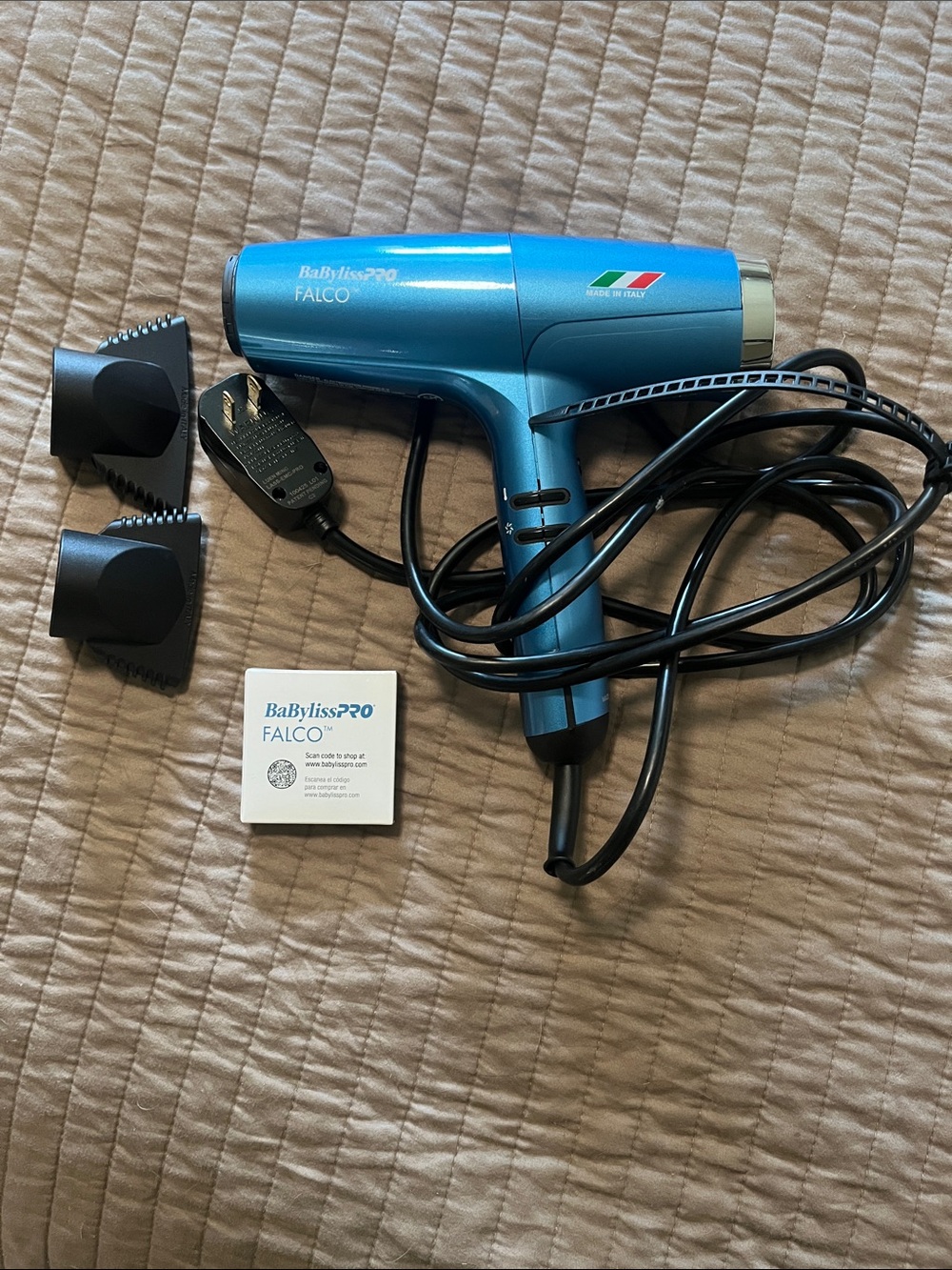 BaBylissPRO Falco Professional Hair Dryer - Blue
